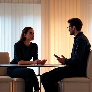 クライアントの要望を丁寧に聞くデザイナー